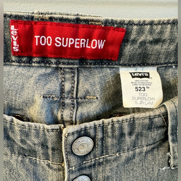 Levi’s Vintage 523 super low rise JR-5 - Picture 3 of 4